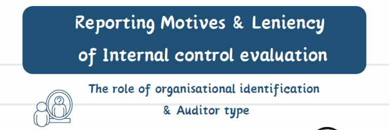 Internal control evaluation: the more distance, the better?